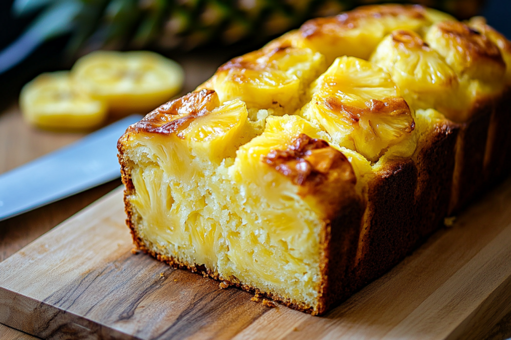 banana pineapple bread