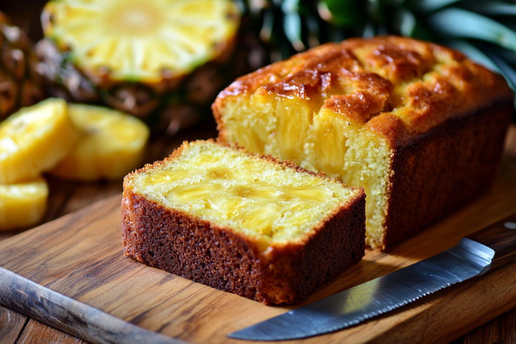 banana pineapple bread