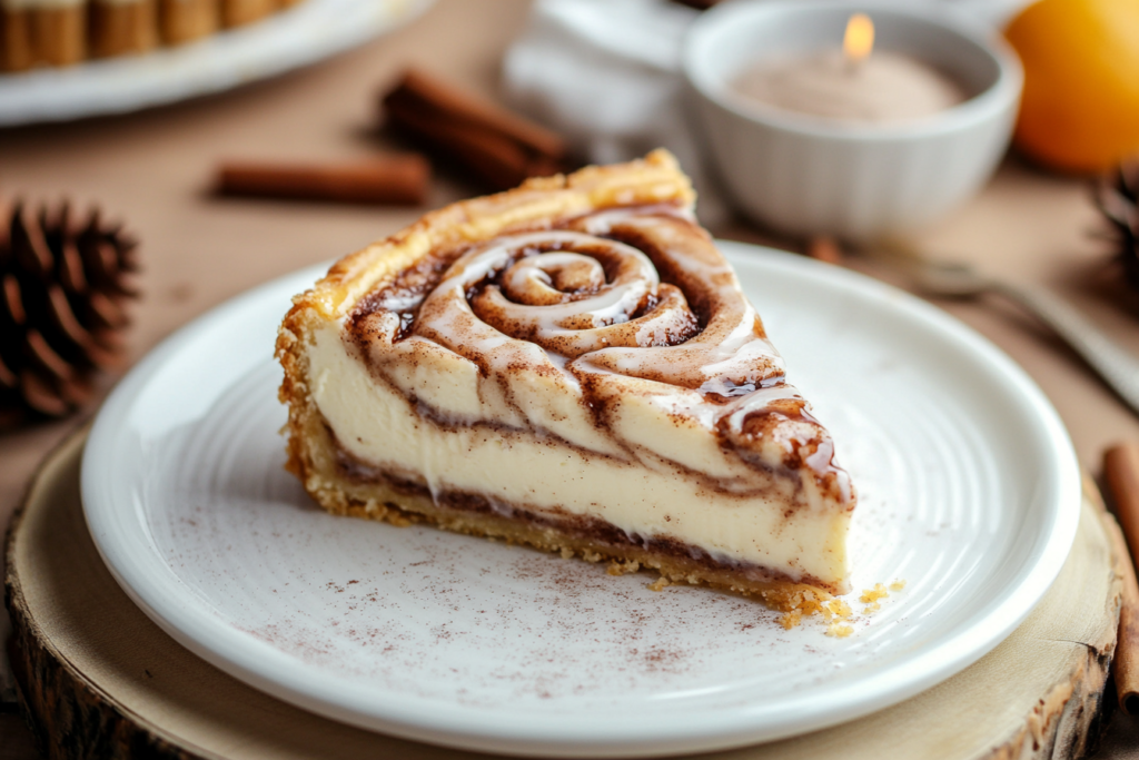 cinnamon roll cheesecake