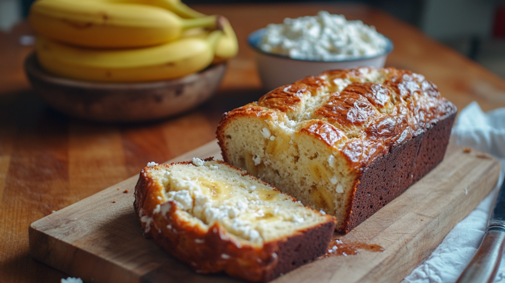 cottage cheese banana bread