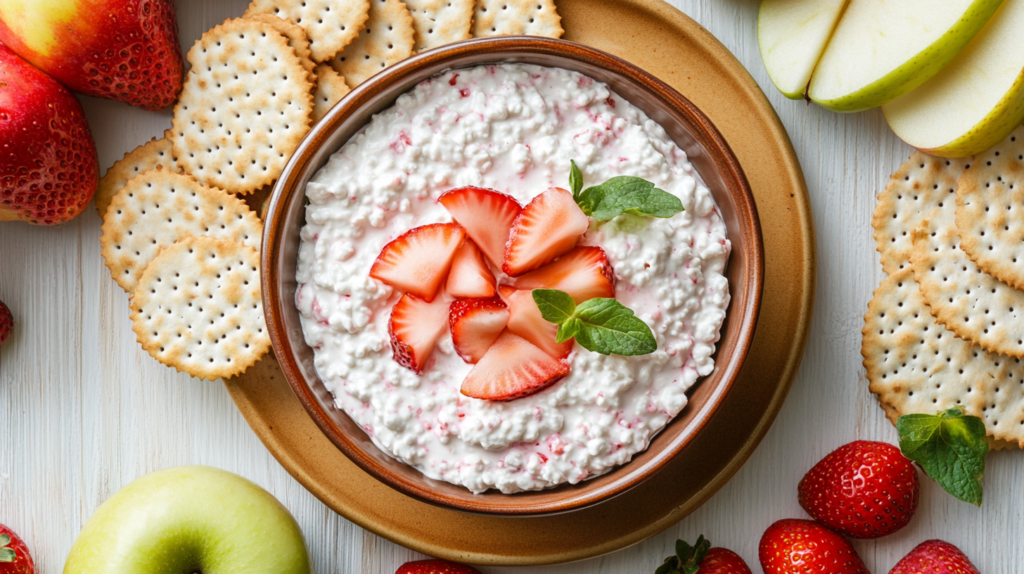 cottage cheese strawberry dip