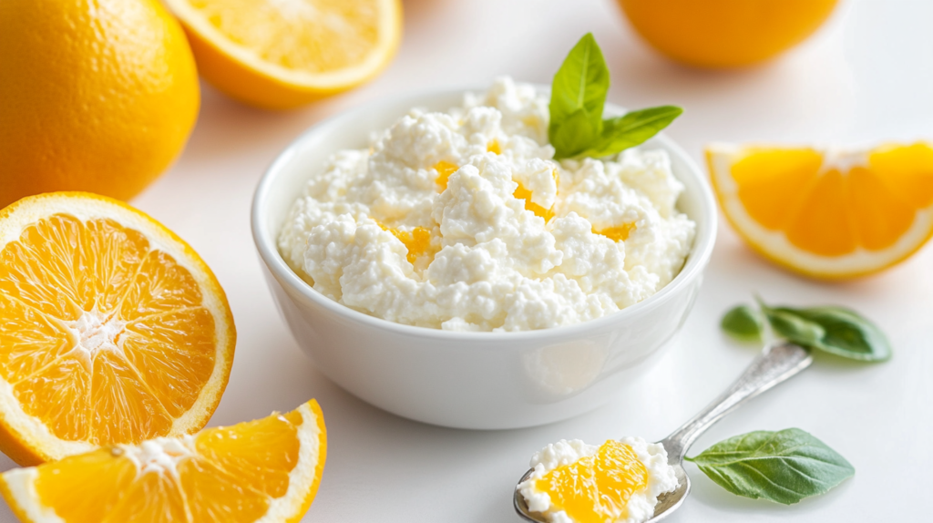 creamy orange cottage cheese dip 