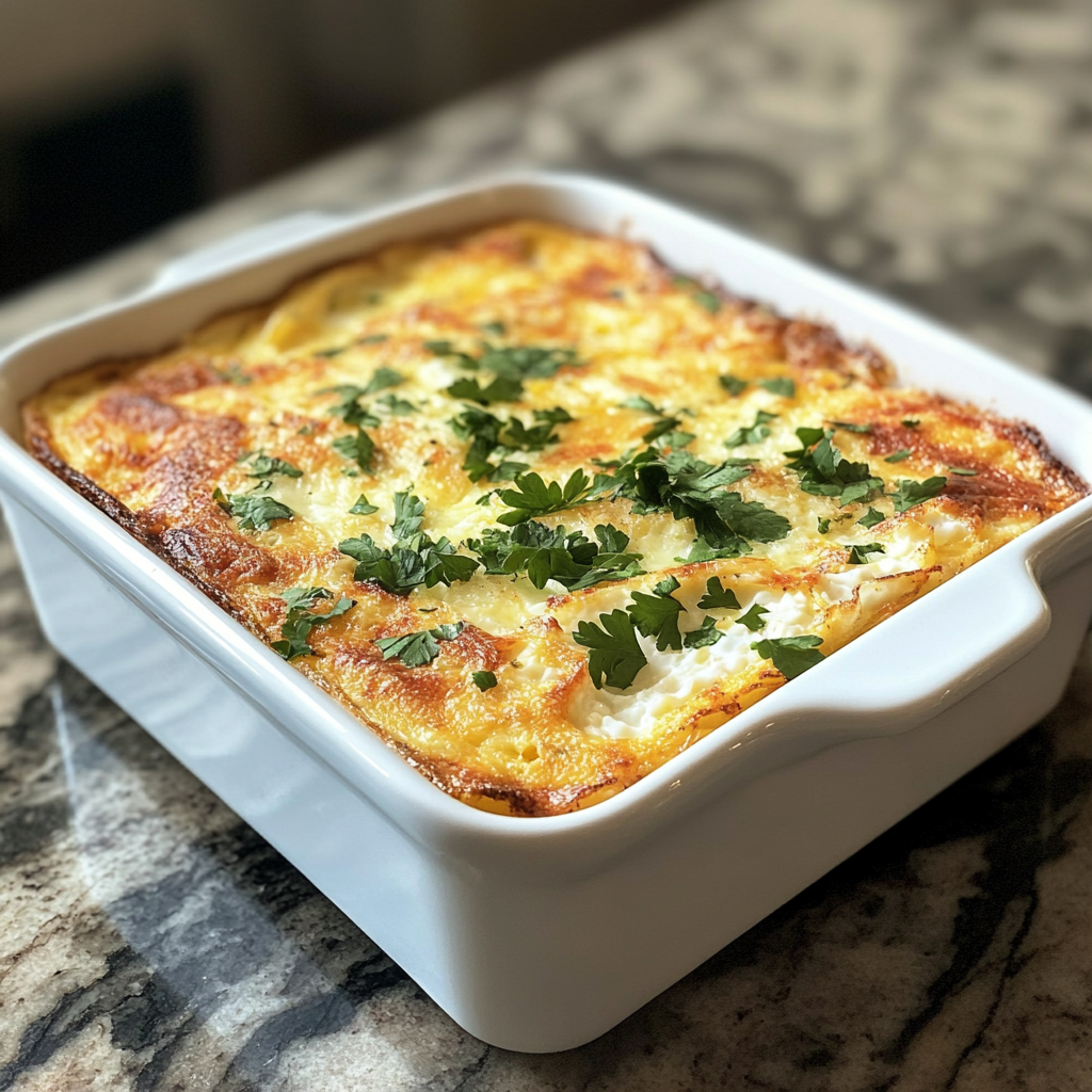 egg bake with cottage cheese