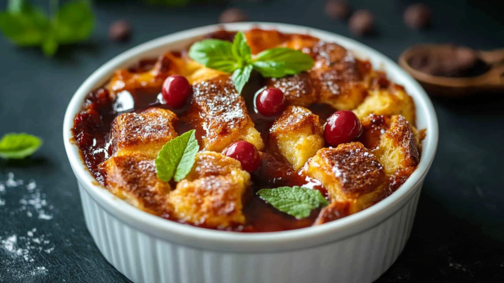 sourdough bread pudding