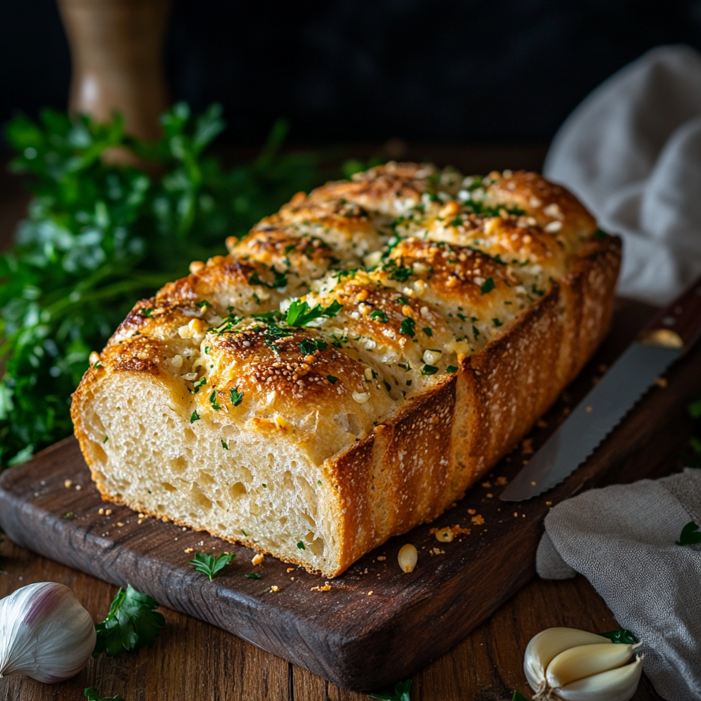 sourdough garlic bread