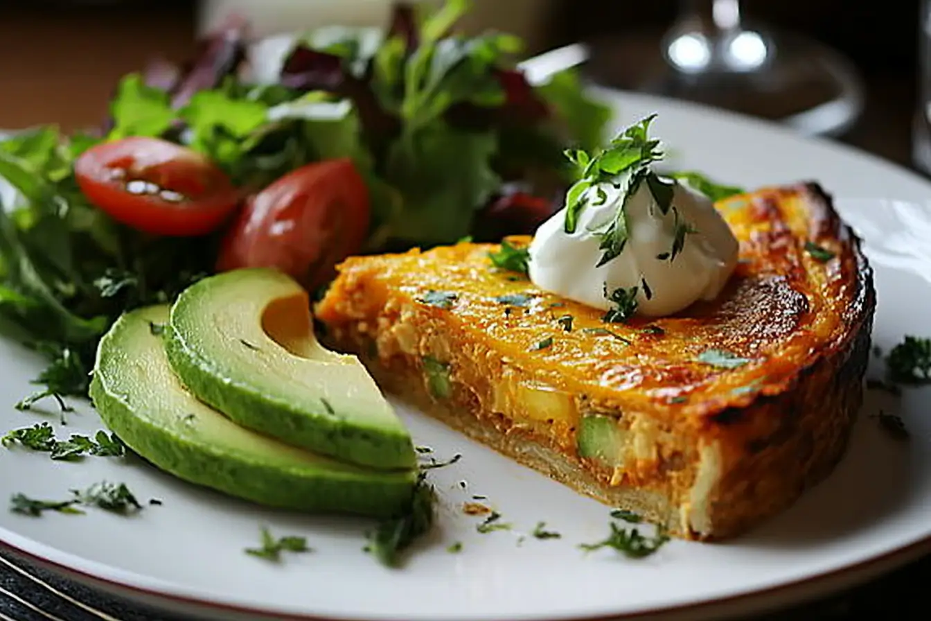 Cottage cheese egg bake tortilla a protein packed recipe