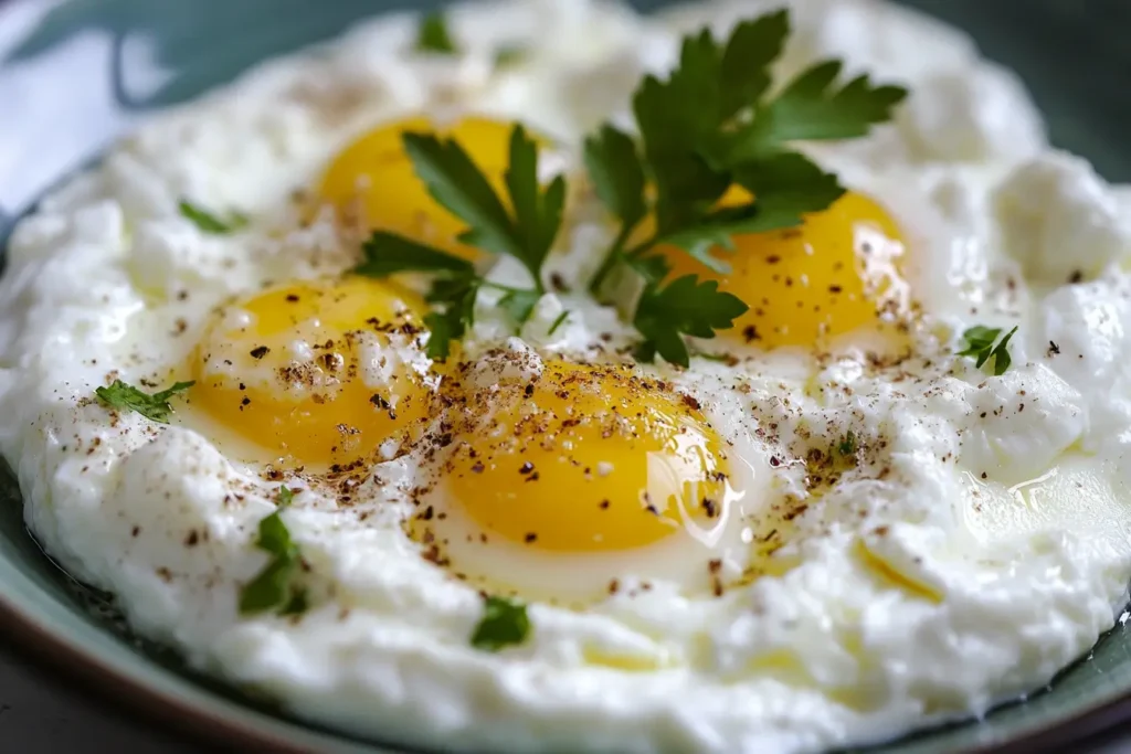 Does cottage cheese taste good with eggs?