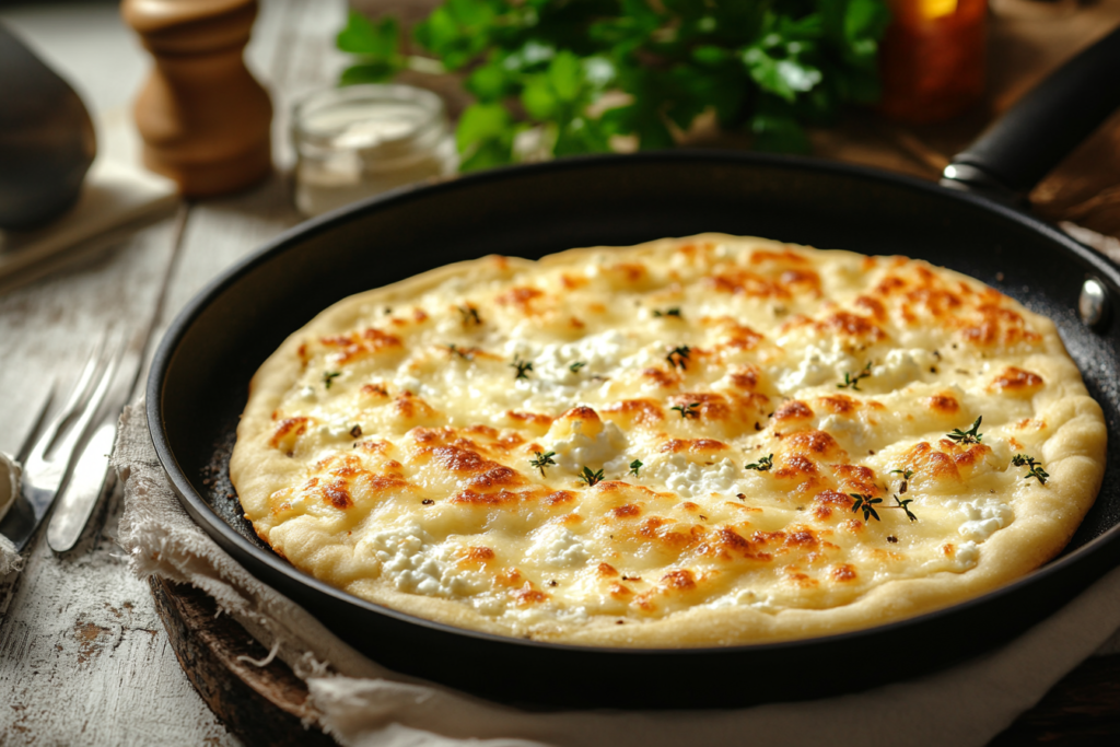 How to keep cottage cheese flatbread from sticking?