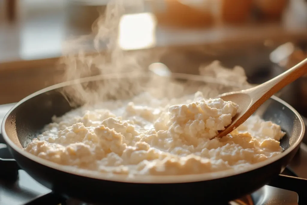 Is it OK to melt cottage cheese?