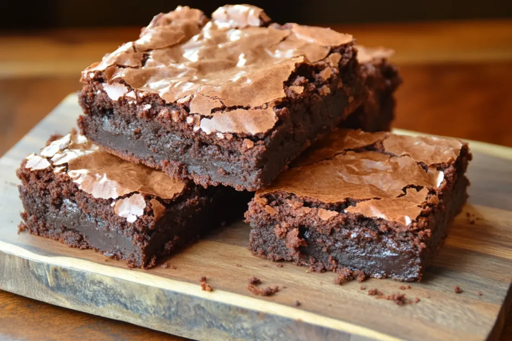 What makes brownies fudgy instead of cakey?