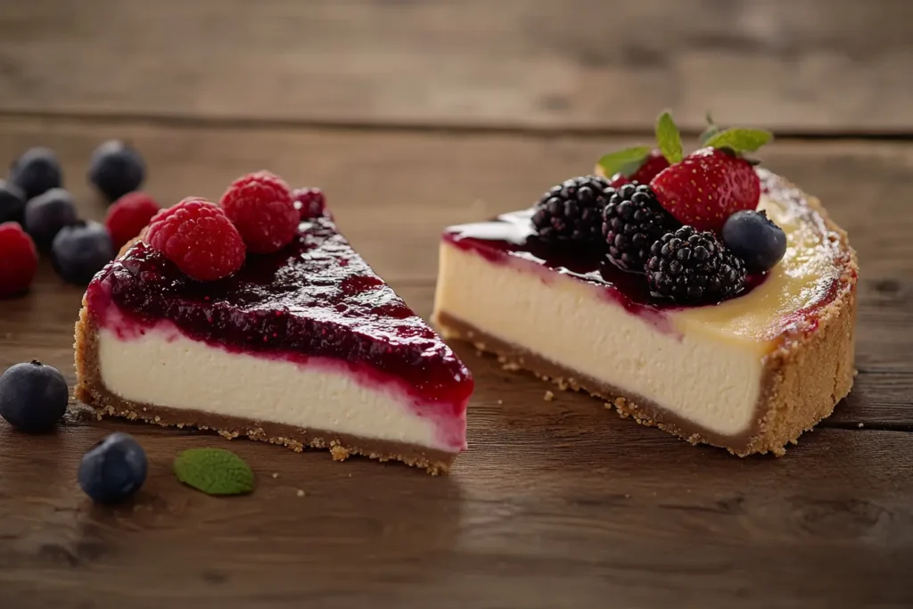 What's the difference between cheesecake and French style cheesecake?