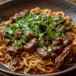 beef tips and noodles crock pot