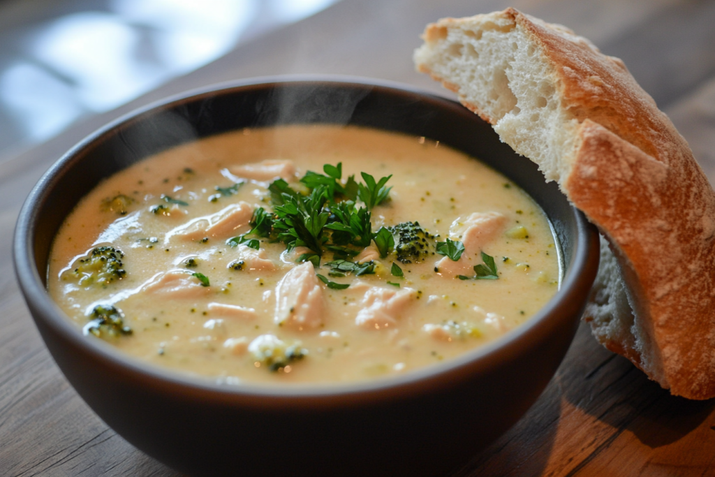 chicken broccoli cheddar soup