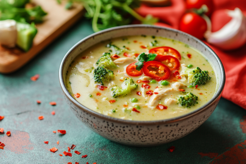 chicken broccoli cheddar soup